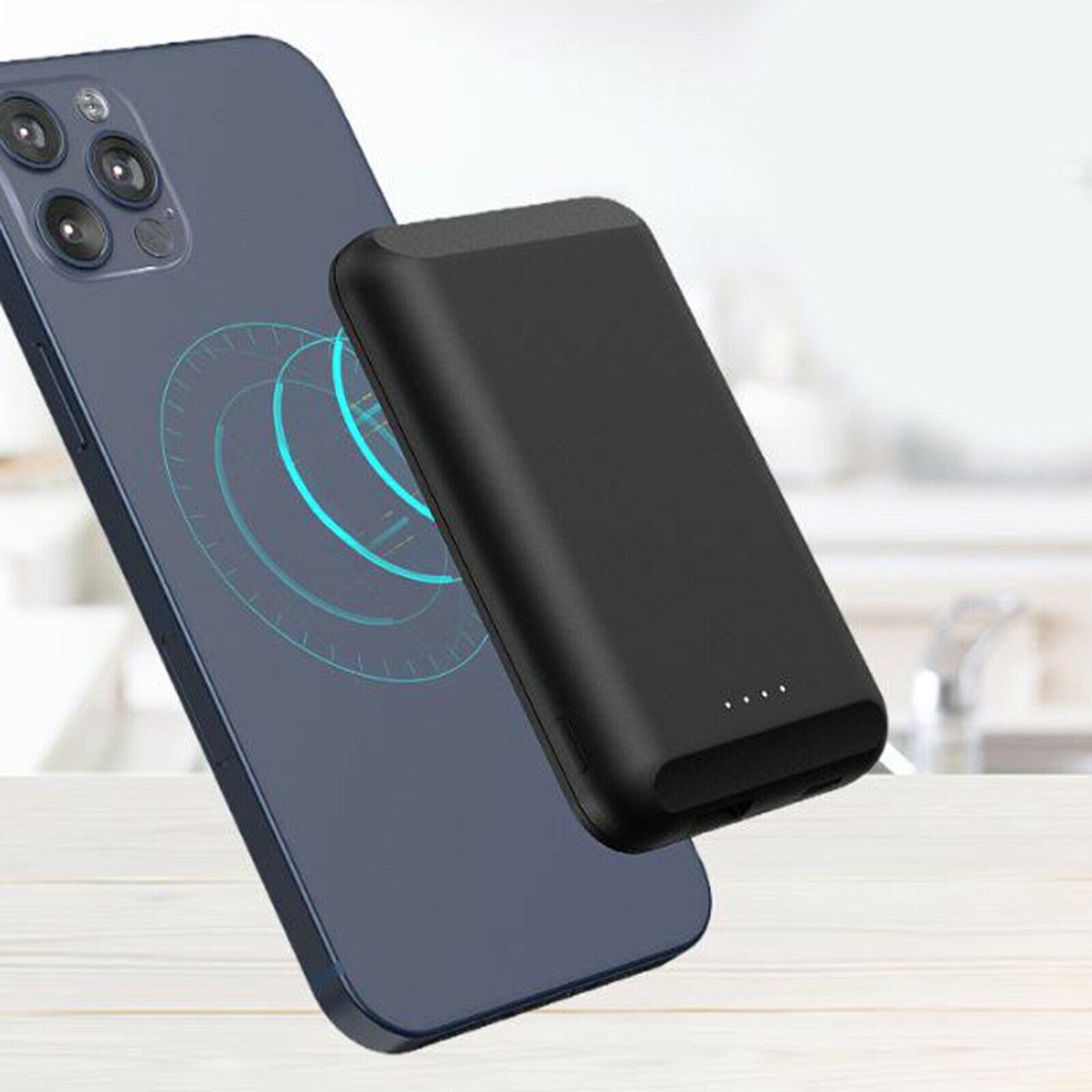 Fast Magnetic Wireless Mobile Power Bank Portable Qi PD QC 15W 5000mAh - Image 7