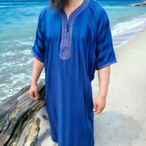 Navy Gandora with Stripes